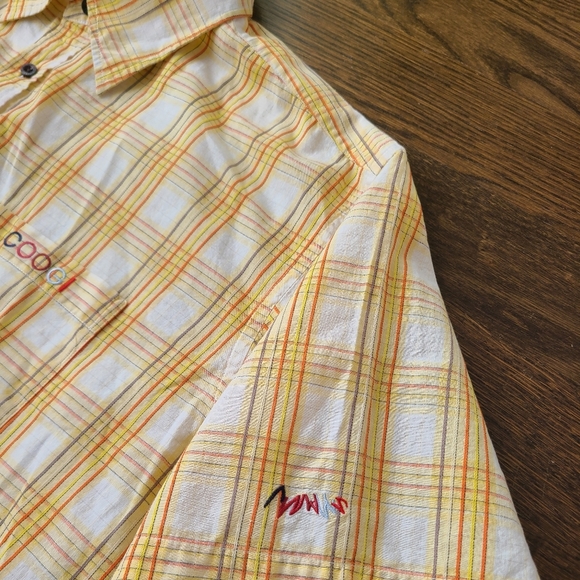 COOGI men's plaid shirt sz.5 XL buttons up - Picture 3 of 11